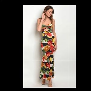 Summer Halter Maxi Dress